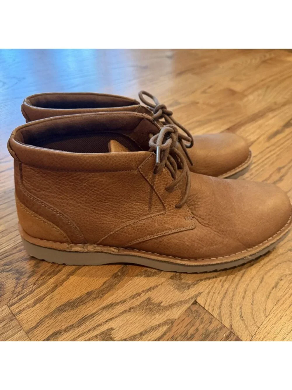 Rockport Mens Brown Boots Booty Casual NWOB Size 9